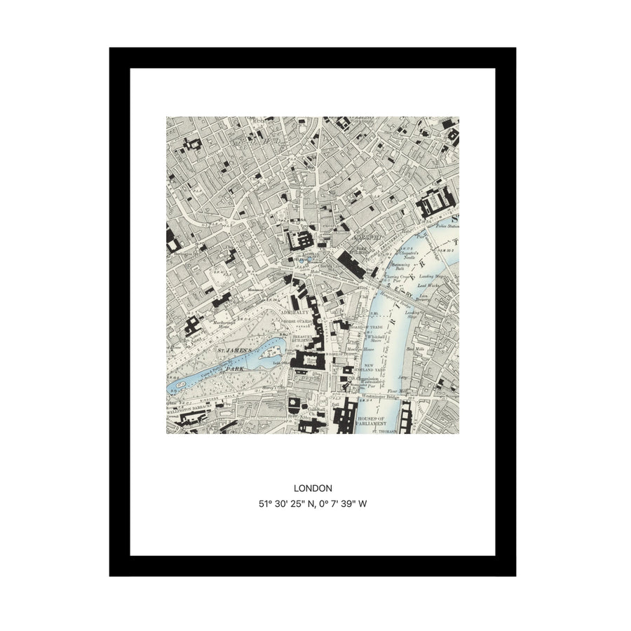 Old OS map of London
