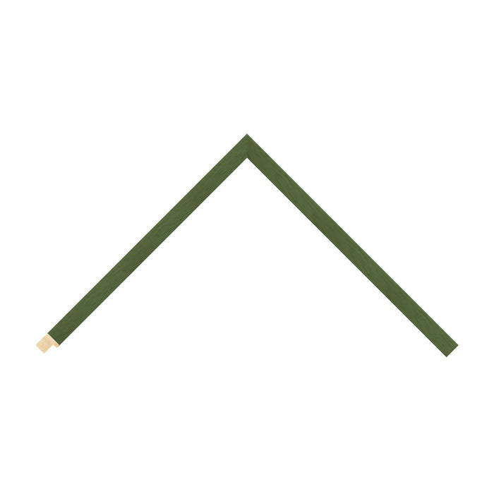 Dark Green Wood (Open Grain) moulding detail