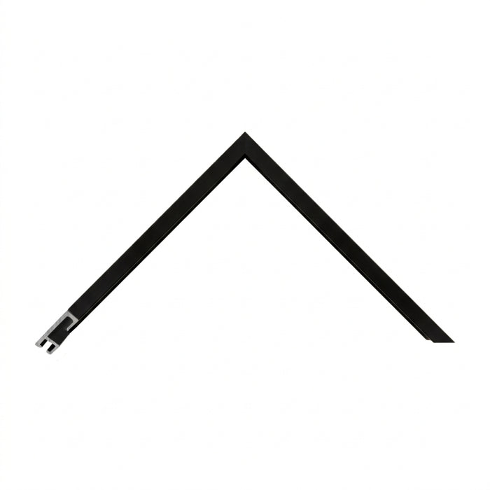 Black Metal (Matt) moulding detail