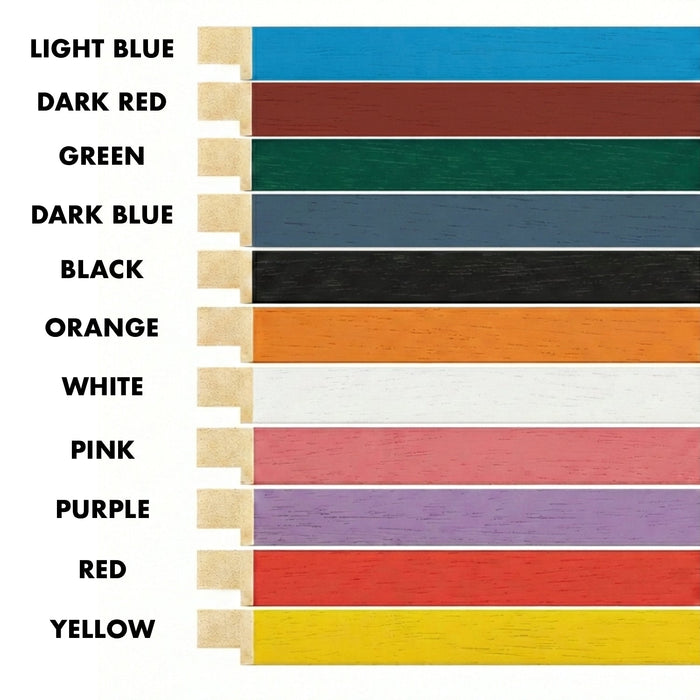 All 11 photo strip frame colours