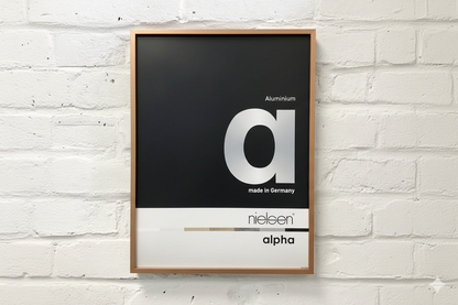 nielsen alpha brushed copper frame