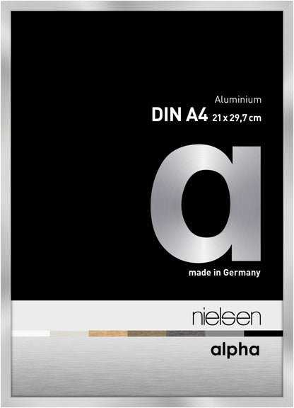 Nielsen Alpha polished silver aluminium picture frame