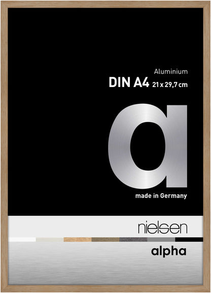 Nielsen Alpha oak aluminium picture frame