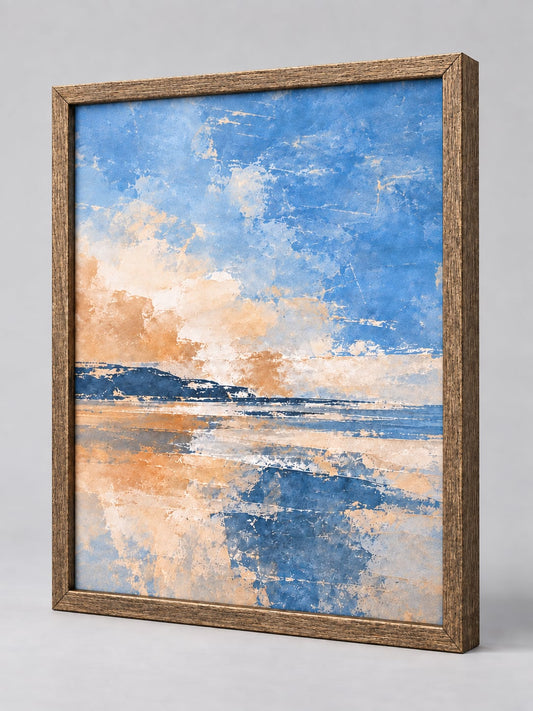 Antique Bronze Wood (Lustre) picture frame - whole frame, without a mount