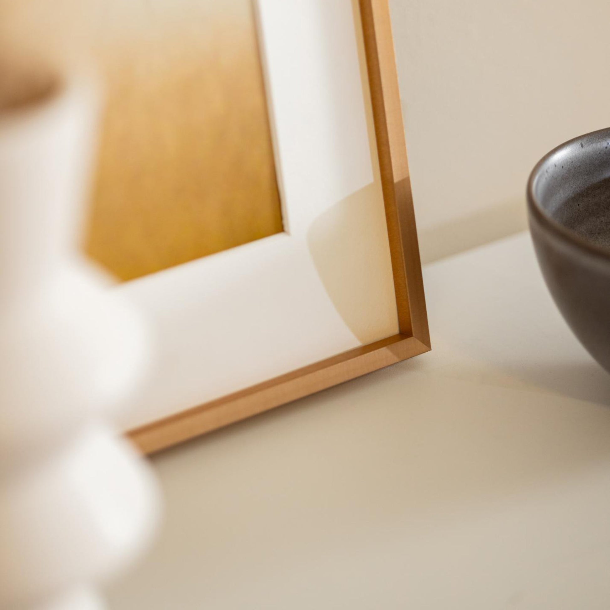 nielsen alpha brushed copper frame