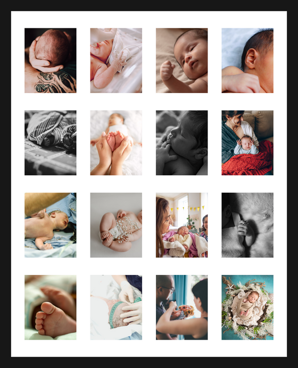16 Photo Collage Print