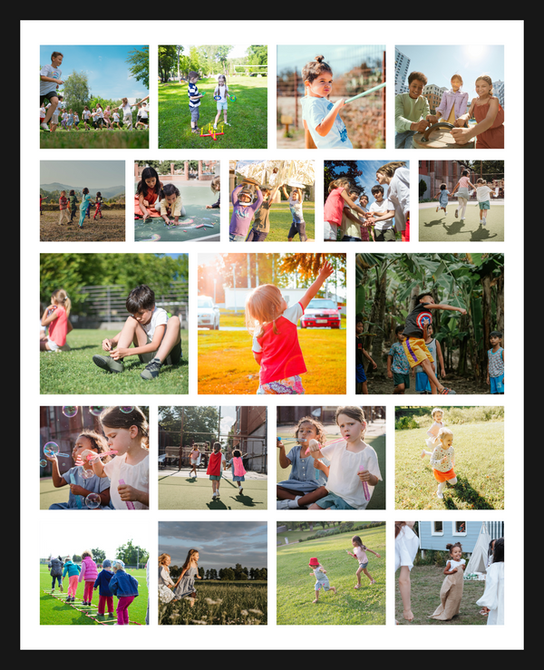 20 Photo Collage Print