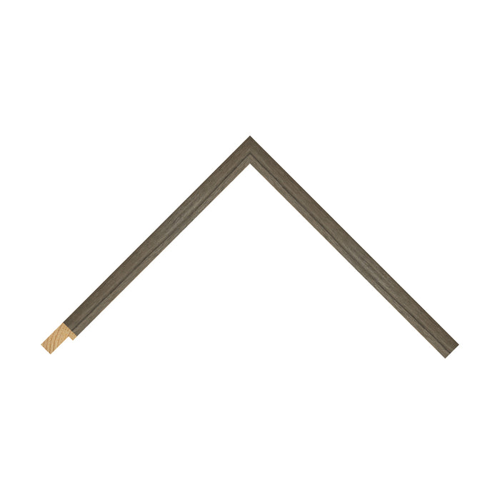 Grey Wood Frame (Open Grain) moulding detail