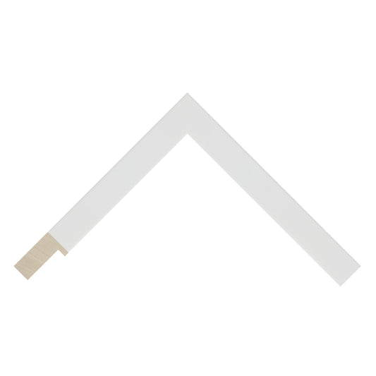 Gloss White Wood Frame (Closed Grain) / 20mm x 32mm