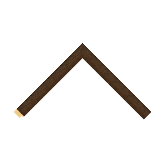 Brown Wood - (Open Grain) / 33mm x 13mm