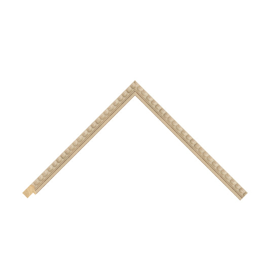 Cream Wood Bobbin / 20mm x 25mm