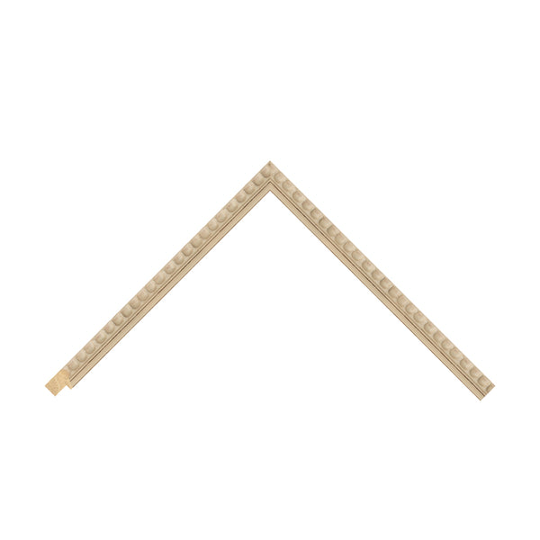 Cream Wood Bobbin / 20mm x 25mm