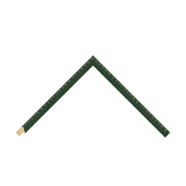 Dark Green Wood Bobbin / 20mm x 25mm