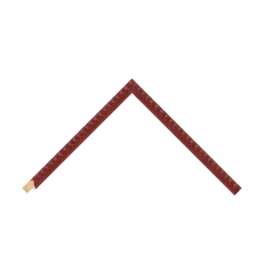 Dark Red Wood Bobbin / 20mm x 25mm