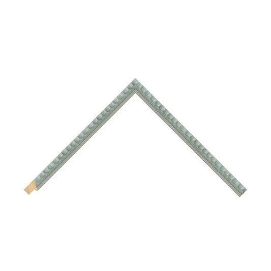Pale Grey Wood Bobbin / 20mm x 25mm