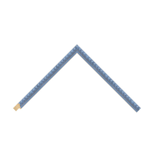 Sky Blue Wood Bobbin / 20mm x 25mm