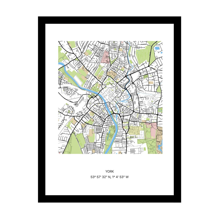 York map print