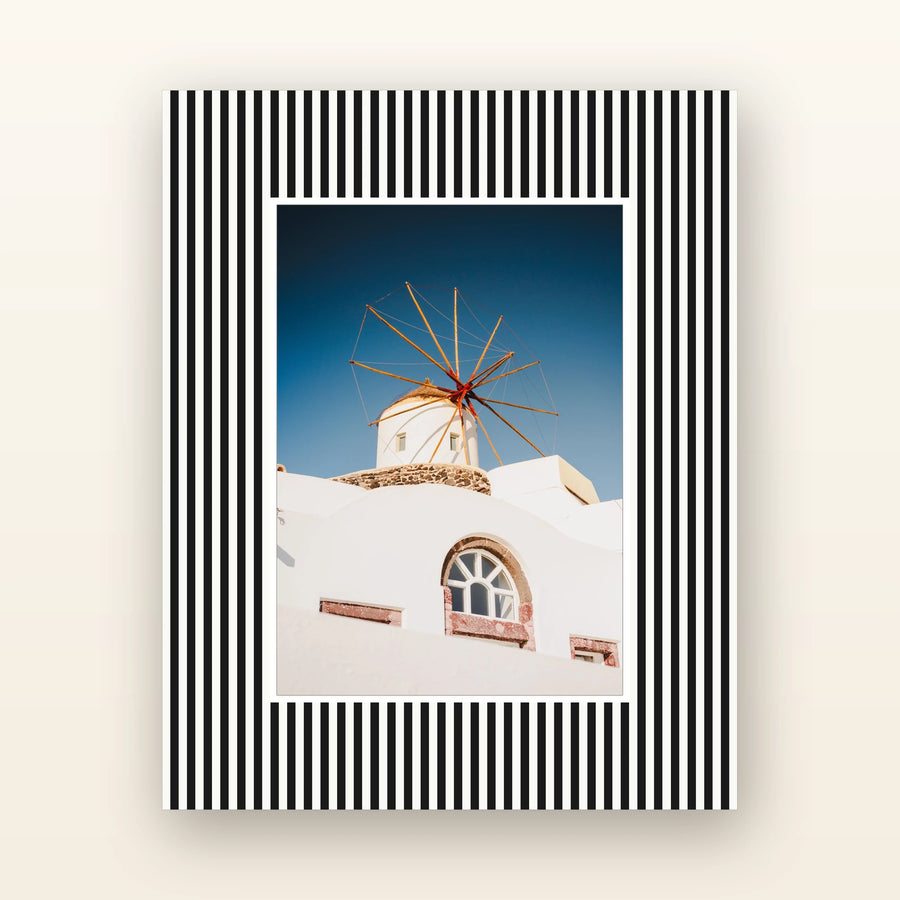 Pinstripe Picture Mats — acid-free picture mat with an 8x10 board and 5x7 opening