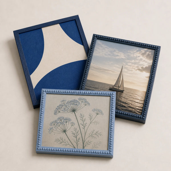 Blue Picture Frames