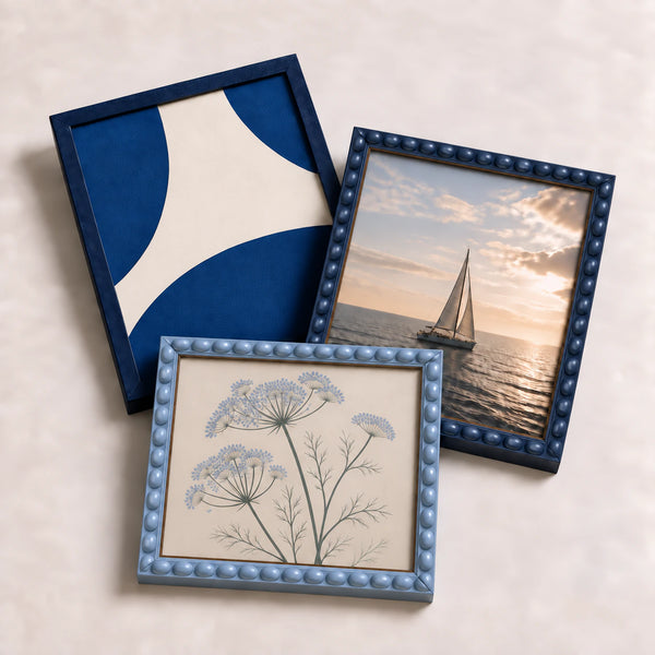 Blue Picture Frames