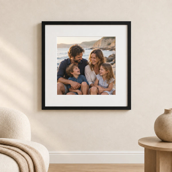 Mounted framed photo prints