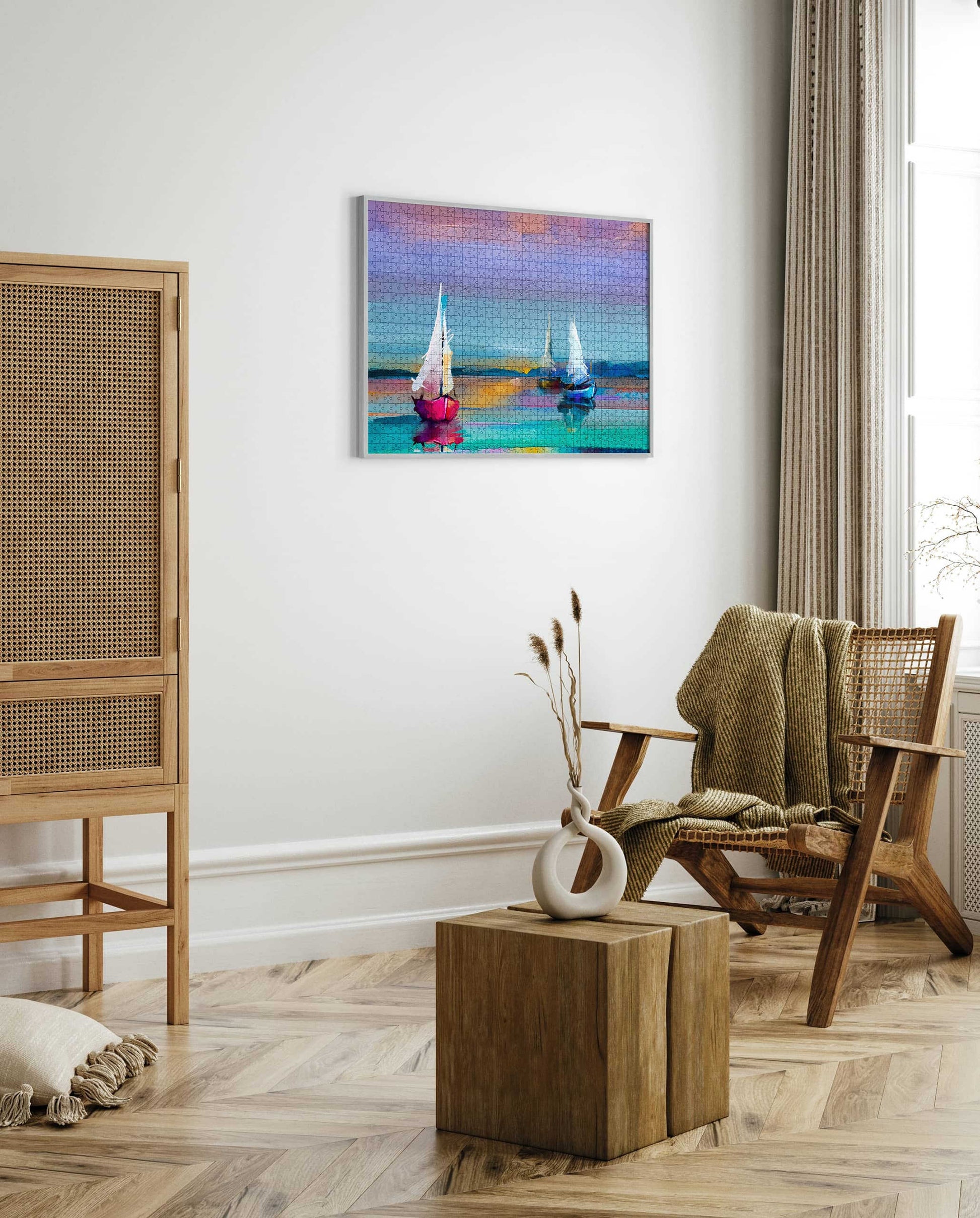1000 piece puzzle frame 50x70cm