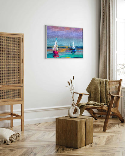 1000 piece puzzle frame 50x70cm