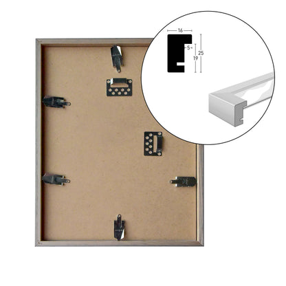 Quadrum frame backing and stand