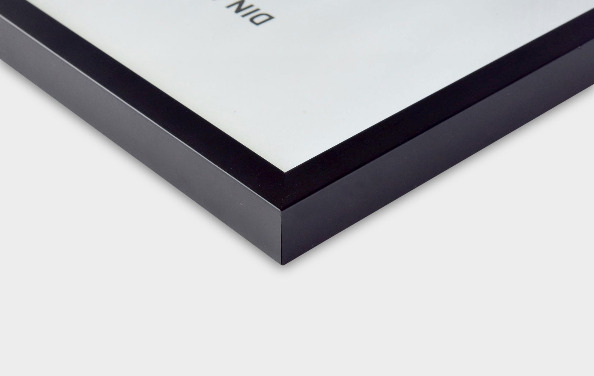 Quadrum black frame corner detail