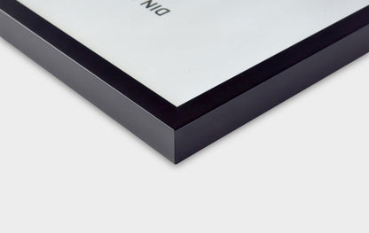 Quadrum black frame corner detail