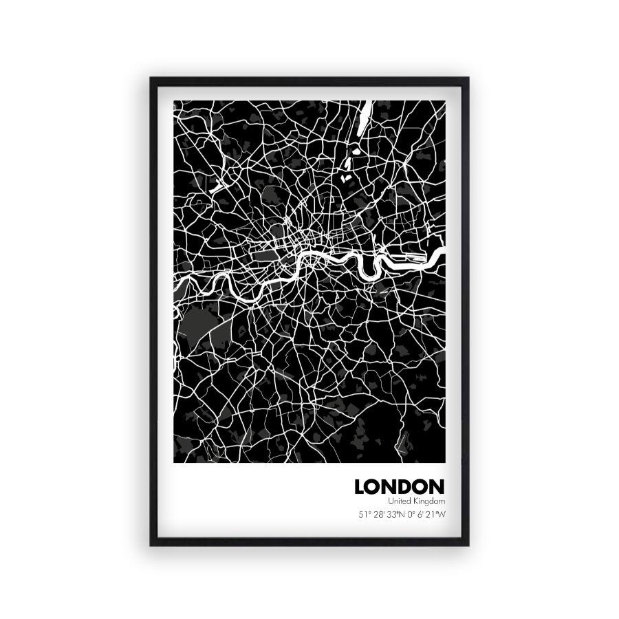 Running Or Cycle Route Map Print