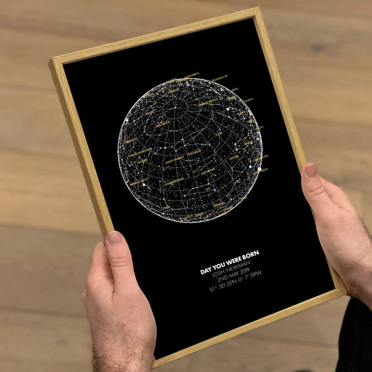 Personalised Star Map Print