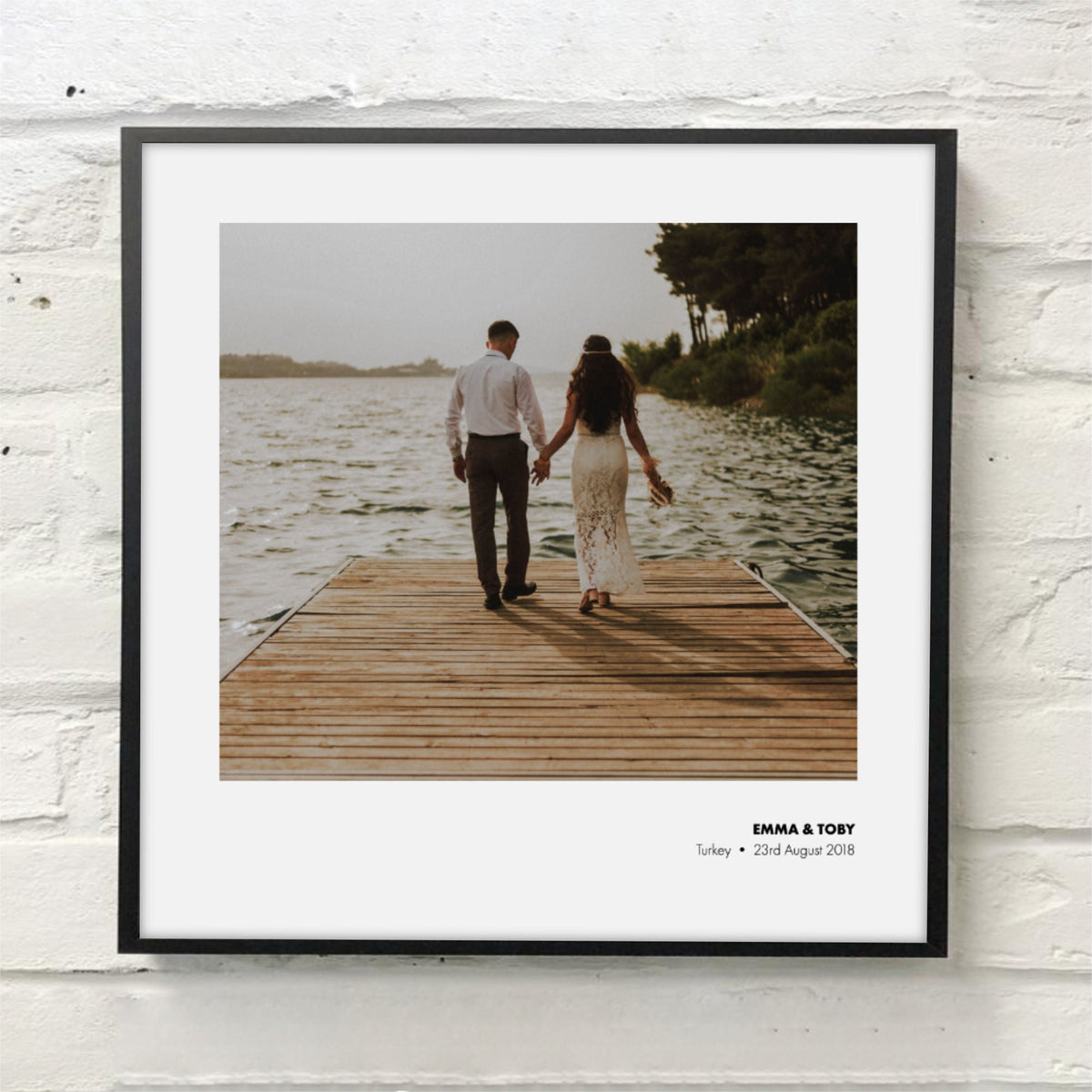 Framed photo print example
