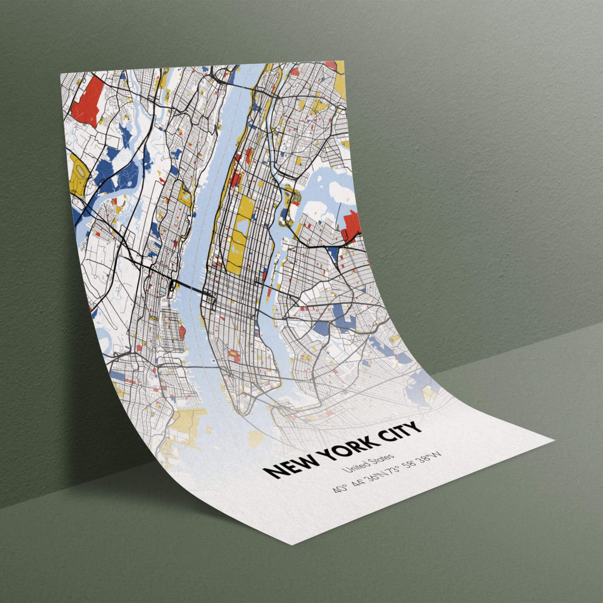 Custom Map Print | Personalized Location Poster | Print Frame Co