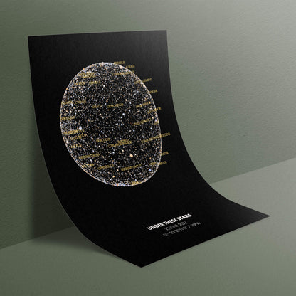 Map Of The Stars Print